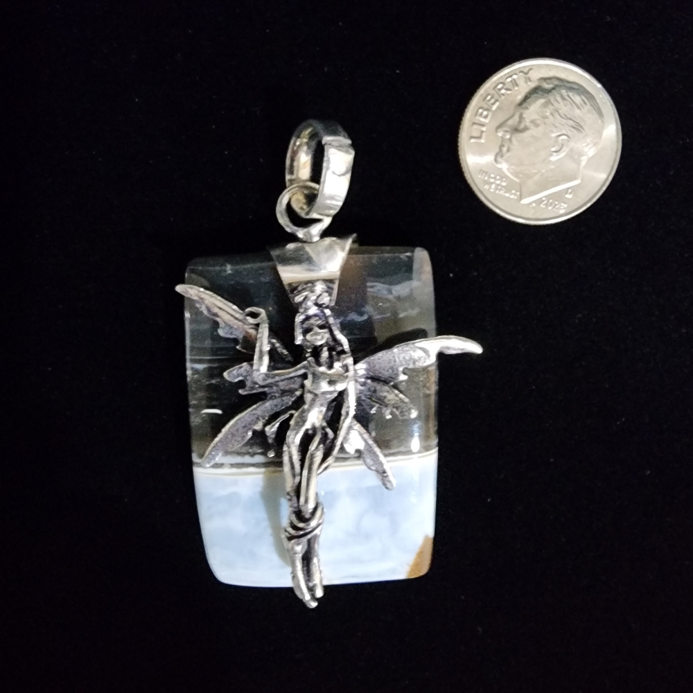 Owyhee Opal Fairy Pendant